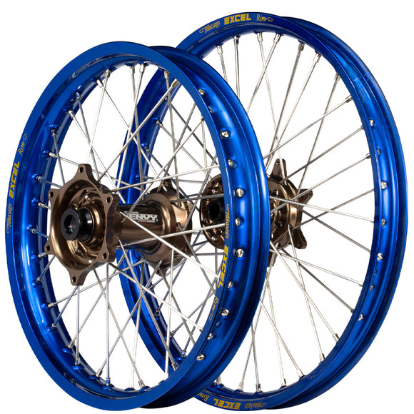 Envy/Excel 21/19 KTM SX-SXF 2013-14 Blue/Mag Wheel Set