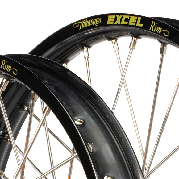 Excel/Envy 19x2.15/19x2.50 KTM SX-SXF/ TC-FC 15-22 Black/Orange Flat Track Wheel Set