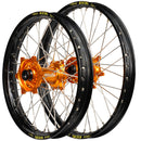 Excel/Envy 19x2.15/19x2.50 KTM SX-SXF/ TC-FC 15-22 Black/Orange Flat Track Wheel Set-1