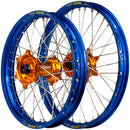 Envy/Excel 21/18 KTM EXC-EXCF 03-15 / TE-FE 250-501 14-15 Blue/Orange Wheel Set-1