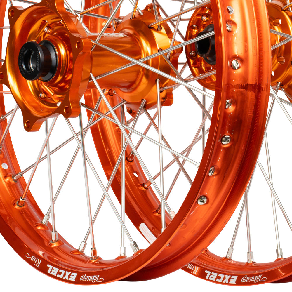 Envy/Excel 21/18 KTM EXC-EXCF 03-15 / TE-FE 250-501 14-15 Orange/Orange Wheel Set