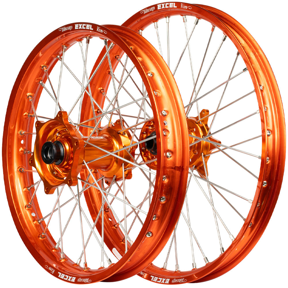 Envy/Excel 21/19 KTM SX-SXF 15-22 / Husqvarna TC-FC 16-22 Orange/Orange Wheel Set