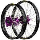 Envy/Excel Kawasaki KX125-250 1989-92 Black/Purple Wheel Set-1