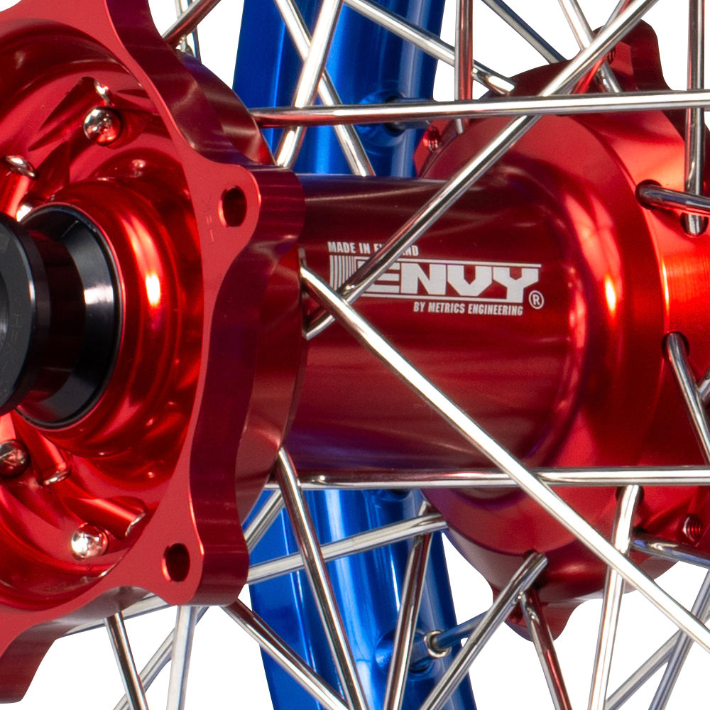 ENVY/Excel 21/18 Beta RR 125-530 2013-24 Blue/Red Wheel Set