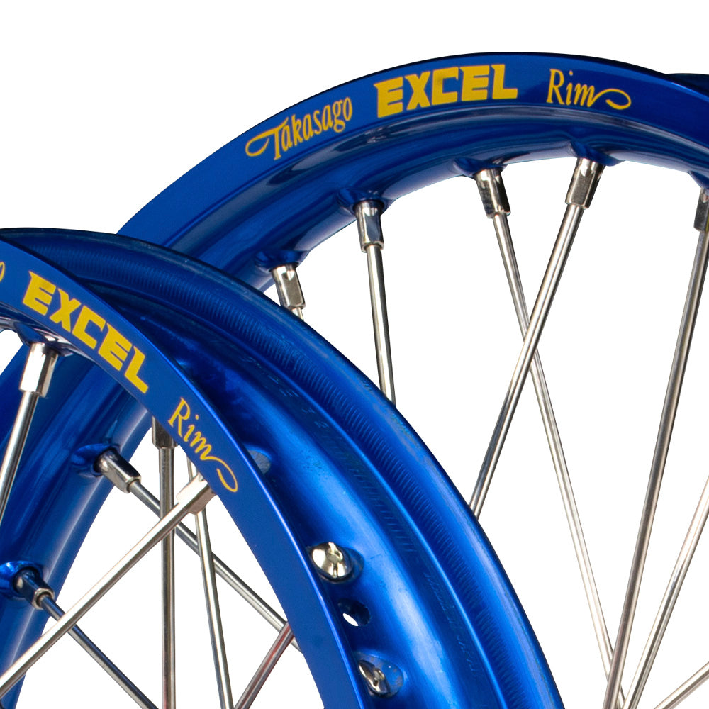 Envy/Excel 21/19 Yamaha YZ125-250/YZ250-450F 99-07 Blue/Red Wheel Set