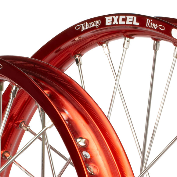 Envy/Excel 21/19 Honda CR125-250-500 95-99 Red/Red Wheel Set