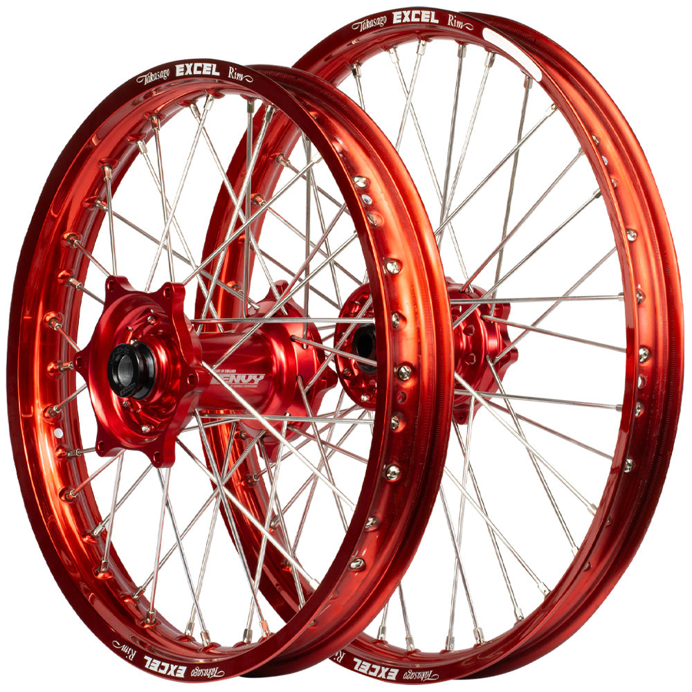 Envy/Excel 21/19 KTM SX-SXF 15-22 / Husqvarna TC-FC 16-22 Red/Red Wheel Set