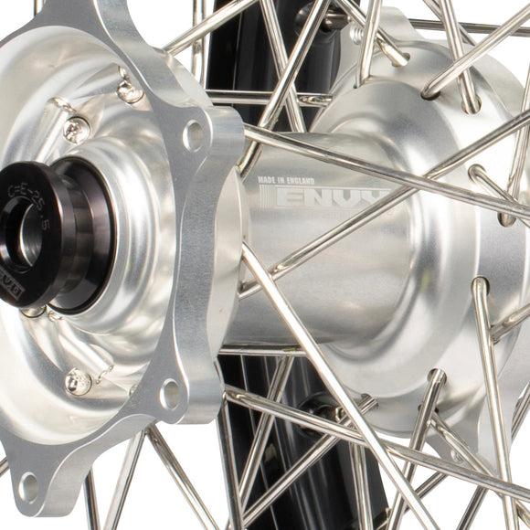 Envy/Excel Honda CR125-250-500 95-99 Black/Silver Wheel Set