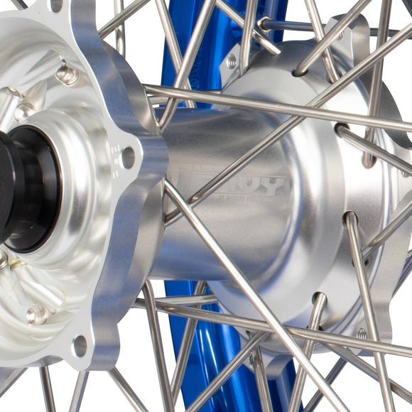 Envy/Excel 21/18 KTM EXC-EXCF 16-23 / Husqvarna TE-FE 16-23 Blue/Silver Wheel Set