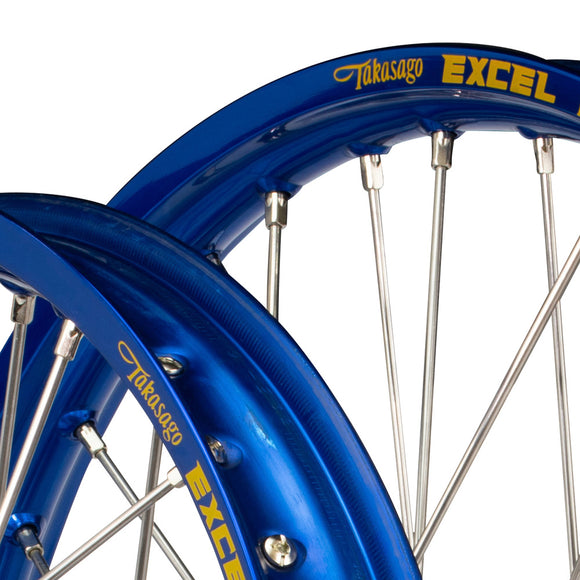 Envy/Excel 21/19 Yamaha YZ125-250 1990-95 Blue/Silver Wheel Set