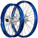 Envy/Excel 21/19 Yamaha YZ125-250/YZ250-450F 99-07 Blue/Silver Wheel Set-1