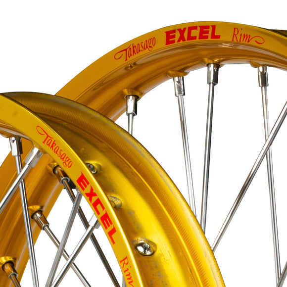 Envy/Excel 21/19 Yamaha YZ250-450F 2014-2024 Gold/Silver Wheel Set