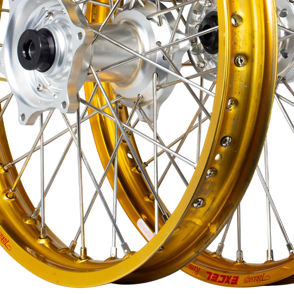 Envy/Excel 21/19 Honda CR125-250-500 95-99 Gold/Silver Wheel Set
