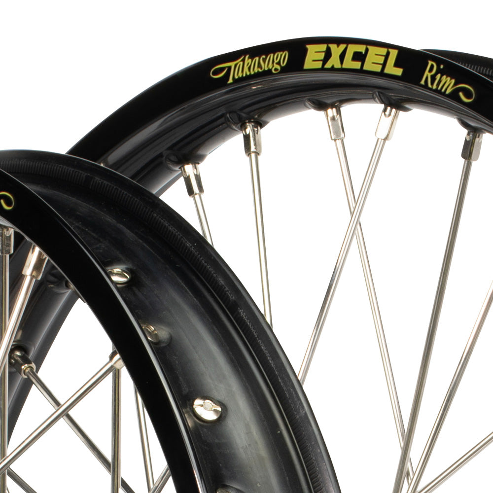 Envy/Excel Yamaha YZ250-450F 09-13 Black/Titan Wheel Set