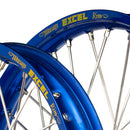 Envy/Excel 21/19 Yamaha YZ125-250 08-23 / YZ250-450F 07-08 Blue/Titan Wheel Set-4