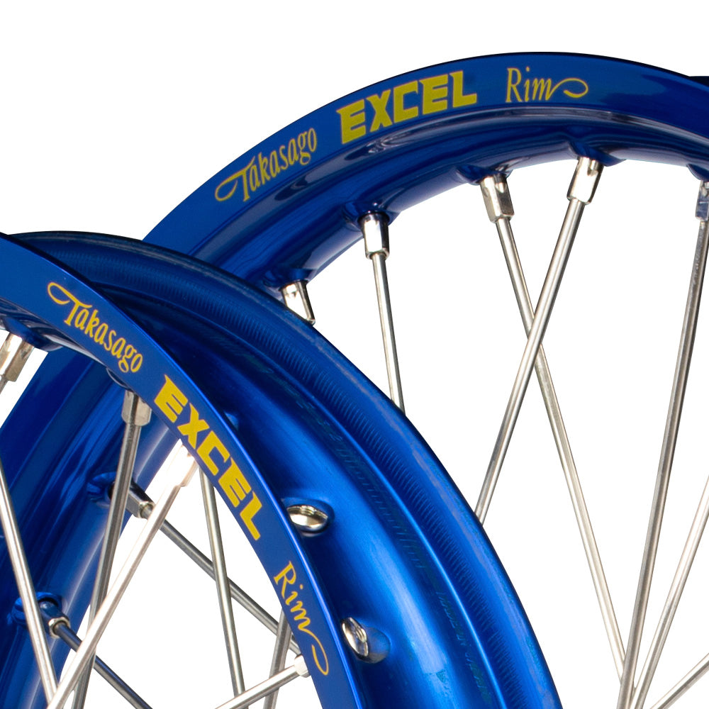 Envy/Excel 21/19 Yamaha YZ125-250/YZ250-450F 99-07 Blue/Titan Wheel Set