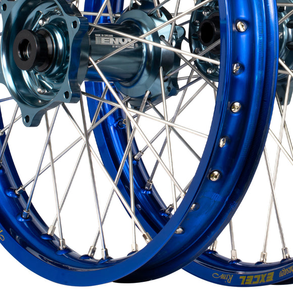 Envy/Excel 21/19 KTM SX-SXF 15-22 / Husqvarna TC-FC 16-22 Blue/Titan Wheel Set