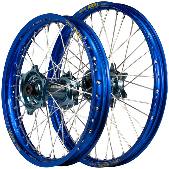 Envy/Excel 21/18 KTM EXC-EXCF 16-23 / Husqvarna TE-FE 16-23 Blue/Titan Wheel Set