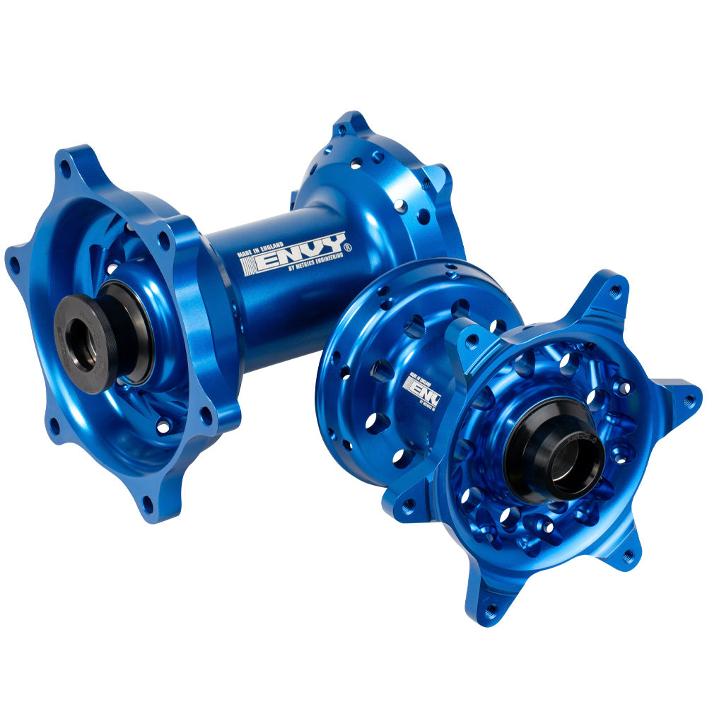 Envy/DID 21/19 KTM SX-SXF / Husqvarna TC-FC 23-24  Black Rim / Blue Hub Black Spokes Wheel Set