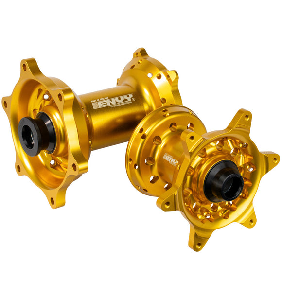 Envy/DID 21/18 Honda CRF250-450RX 2019-24 Black Rim / Gold Hub Black Spokes Wheel Set