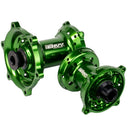 Envy/DID 21/19 Kawasaki KX125-250 1989-92 Black Rim / Green Hub Black Spokes Wheel Set-2