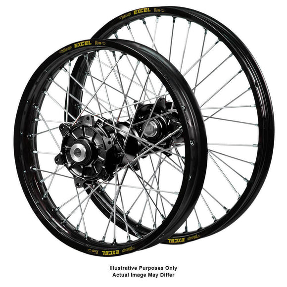 Envy/Excel 21x1.85/18x2.50 KTM 1090-1190-1290 Adventure 2013-24 Black/Black Wheel Set