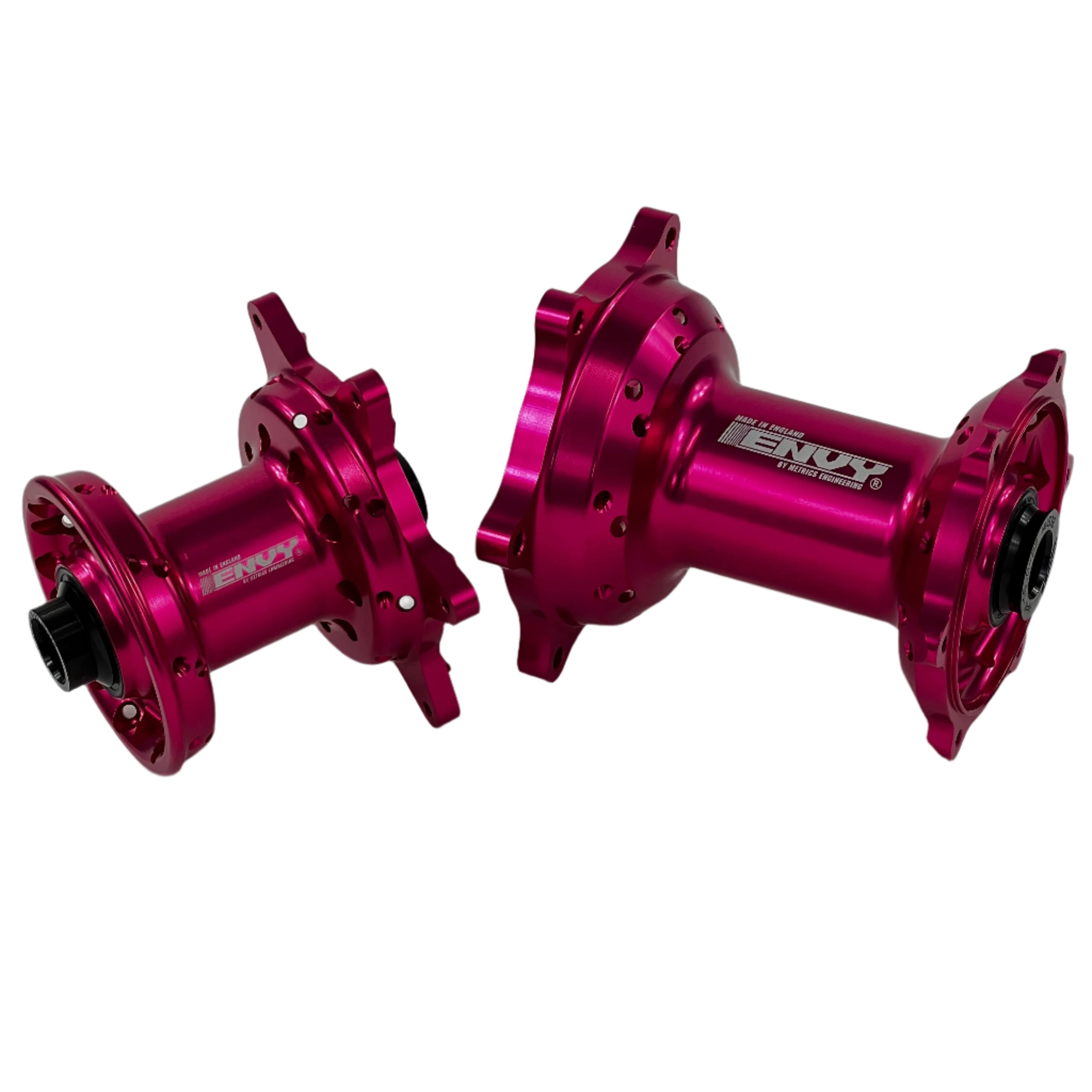 ENVY/DID STX KTM EXC-EXCF. HQVA TE-FE, Gas Gas EC 125-450 2014-2022 21/18x2.15 Black / Hot Pink with Black Spokes Wheel Set