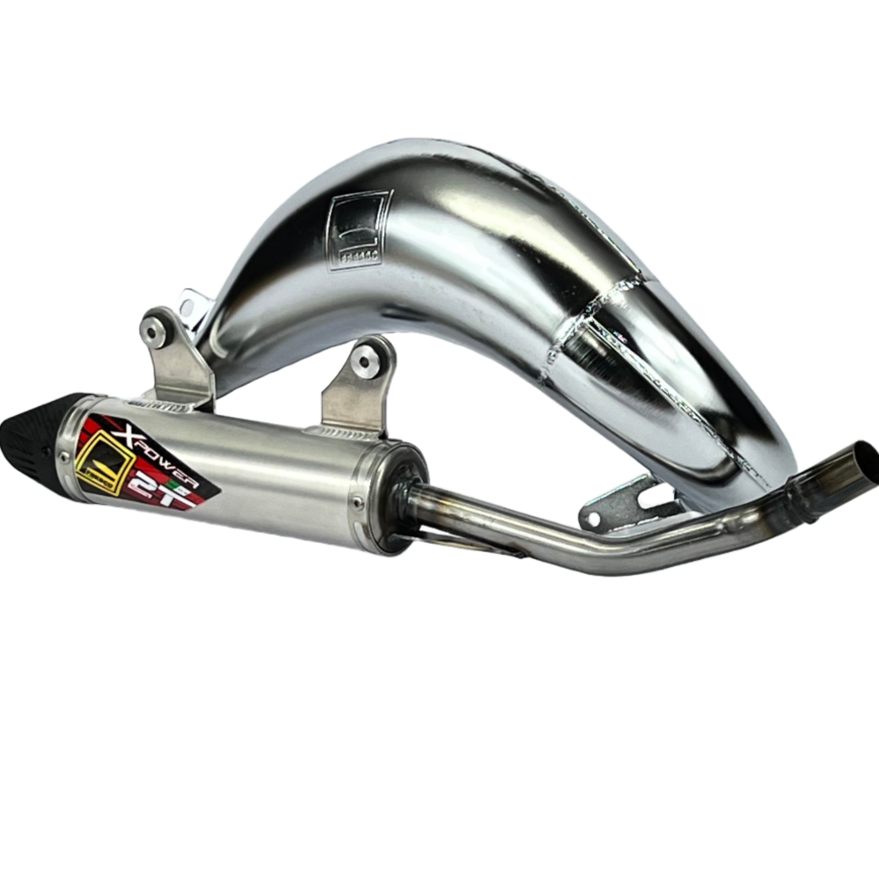 Fresco KTM125SX 16-18/EXC 17-18 / Husqvarna TC125 16-18-TE125 17-19 Chrome Expansion Chamber