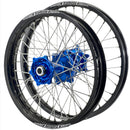 Talon Husqvarna TC-FC 125-250-350-450 2015-2022 21/19 Black Rim/Blue Hub Wheel Set-1