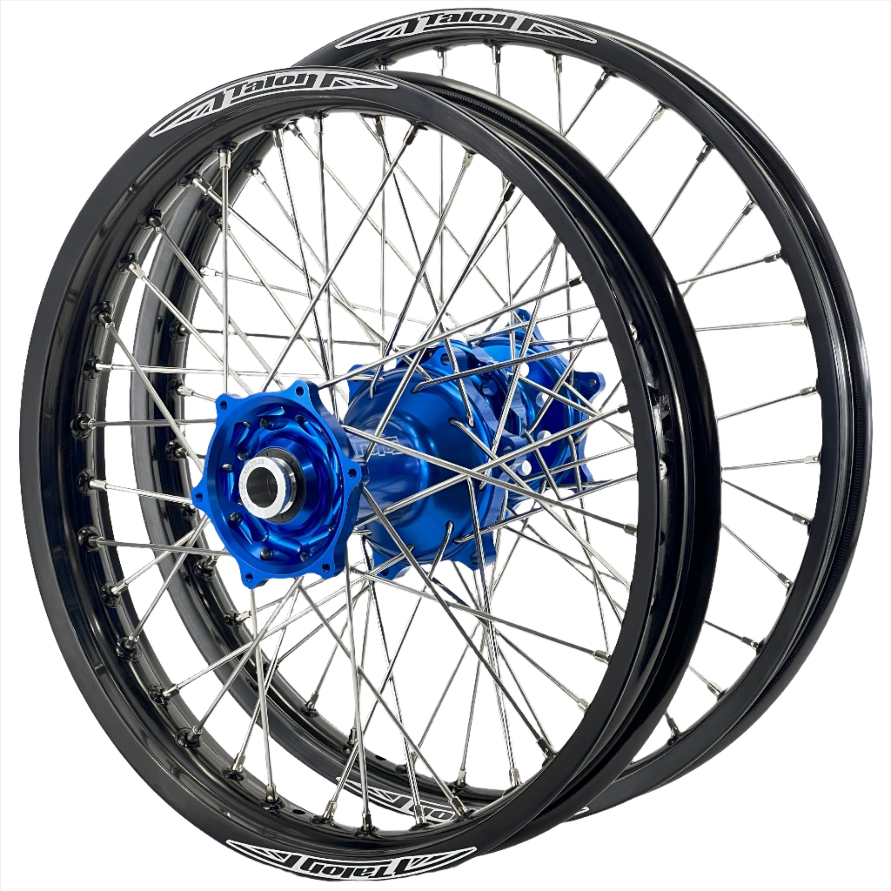Talon Husqvarna TC85 17x1.4/14x1.60 2014-2020 Black Rim/Blue Hub Small Wheel Set