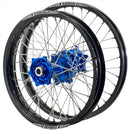 Talon Husqvarna TC85 19x1.6/16x1.85 2021-2024 Black Rim/Blue Hub Big Wheel Set-1