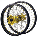 ENVY / DID 21/19x2.15 Triumph TF250-X 2024-25 Black Rim / High Viz Hub with High-Viz Nipples Wheel Set-4