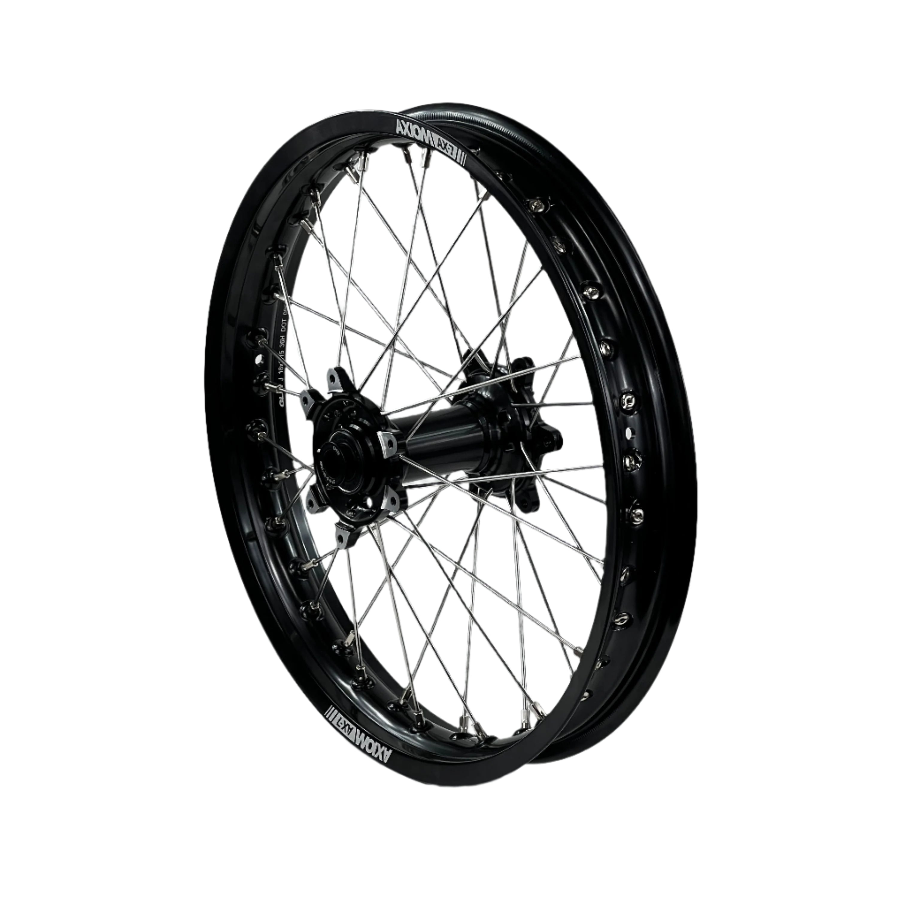 Axiom Sur Ron Ultra Bee 19x1.85/19x2.15 Black Rim / Black Hub Wheel Set