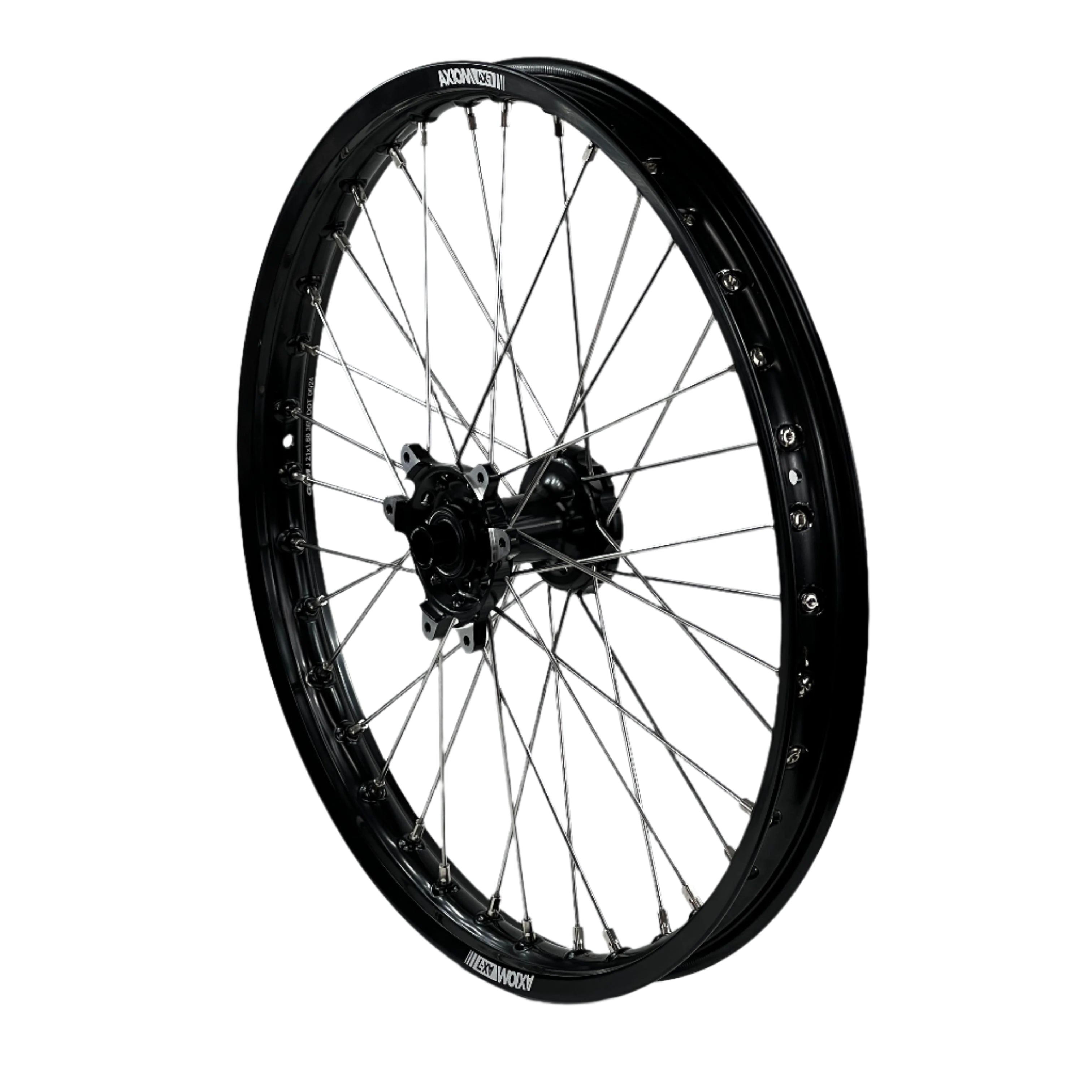 Axiom Sur Ron Ultra Bee 19x1.85/19x2.15 Black Rim / Black Hub Wheel Set