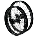 Axiom Sur Ron Ultra Bee 21x1.6/18x2.15 Black Rim / Black Hub Wheel Set-3