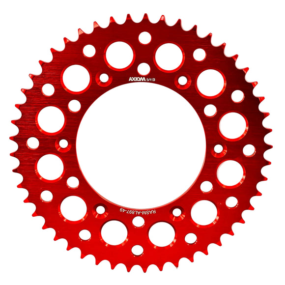 Axiom Honda 48t  CR / CRF / CRF-X / CRF-RX / XR Red Alloy Rear Sprocket
