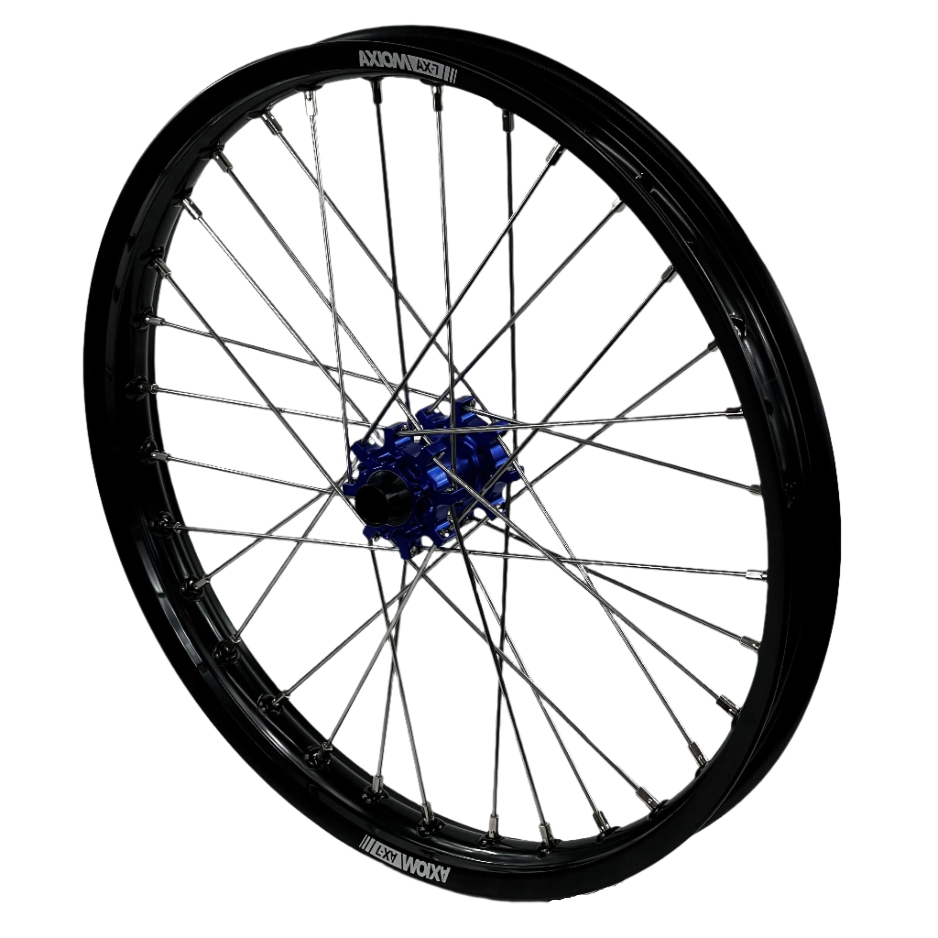 Axiom Sur Ron Light Bee 17x1.4 Black Rim / Blue Hub Front Wheel