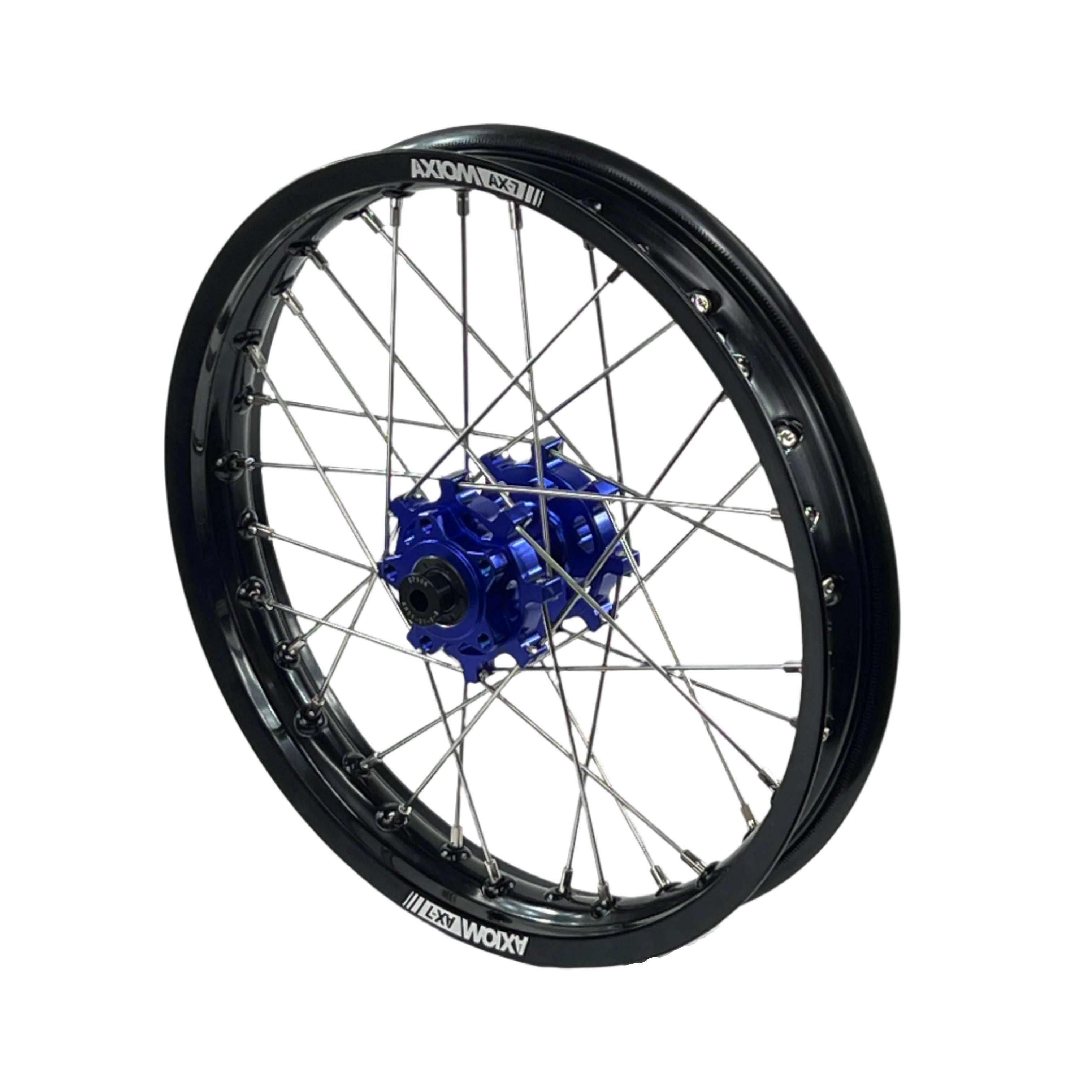 Axiom Sur Ron Light Bee 19x1.6/16x1.85 Black Rim / Blue Hub Wheel Set