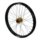 Axiom Sur Ron Light Bee 19x1.6/17x1.85 Black Rim / Gold Hub Wheel Set-4