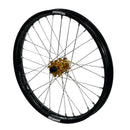 Axiom Sur Ron Light Bee 19x1.6/17x1.85 Black Rim / Gold Hub Wheel Set-5