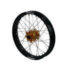 Axiom Sur Ron Light Bee 19x1.6/17x1.85 Black Rim / Gold Hub Wheel Set-3