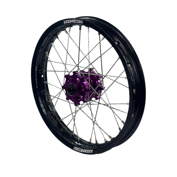 Axiom Sur Ron Light Bee 17x1.85 Black Rim / Purple Hub Rear Wheel