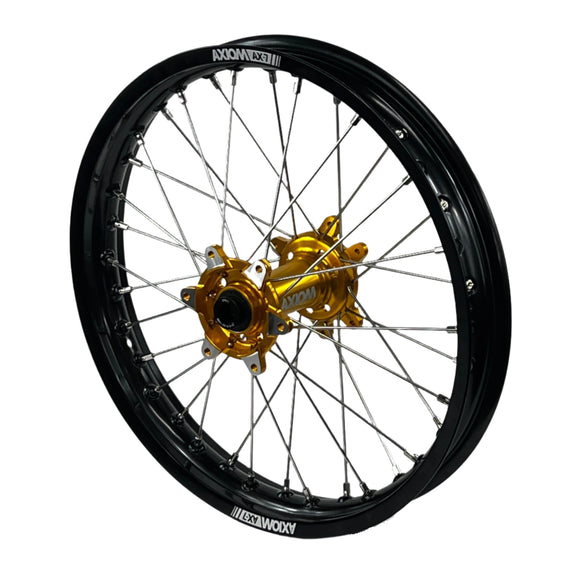 Axiom Sur Ron Ultra Bee 18x2.15 Black Rim / Gold Hub Rear Wheel