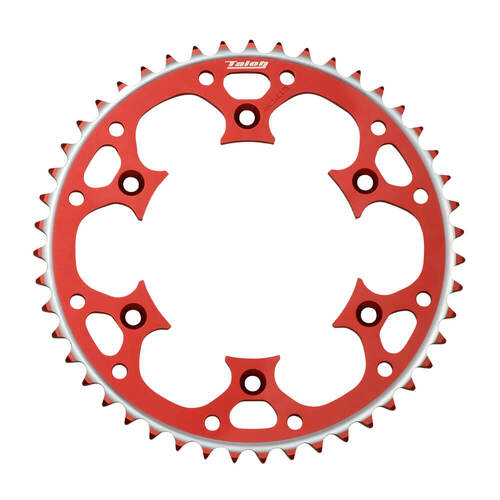 Talon Honda CR125-250 / CRF250-450 Red 47t Rear Radialite Sprocket