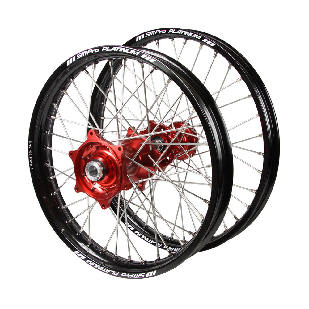 Envy/SMPRO Platinum 50SX-TC50-MC50 16-24 Black/Red Wheel Set
