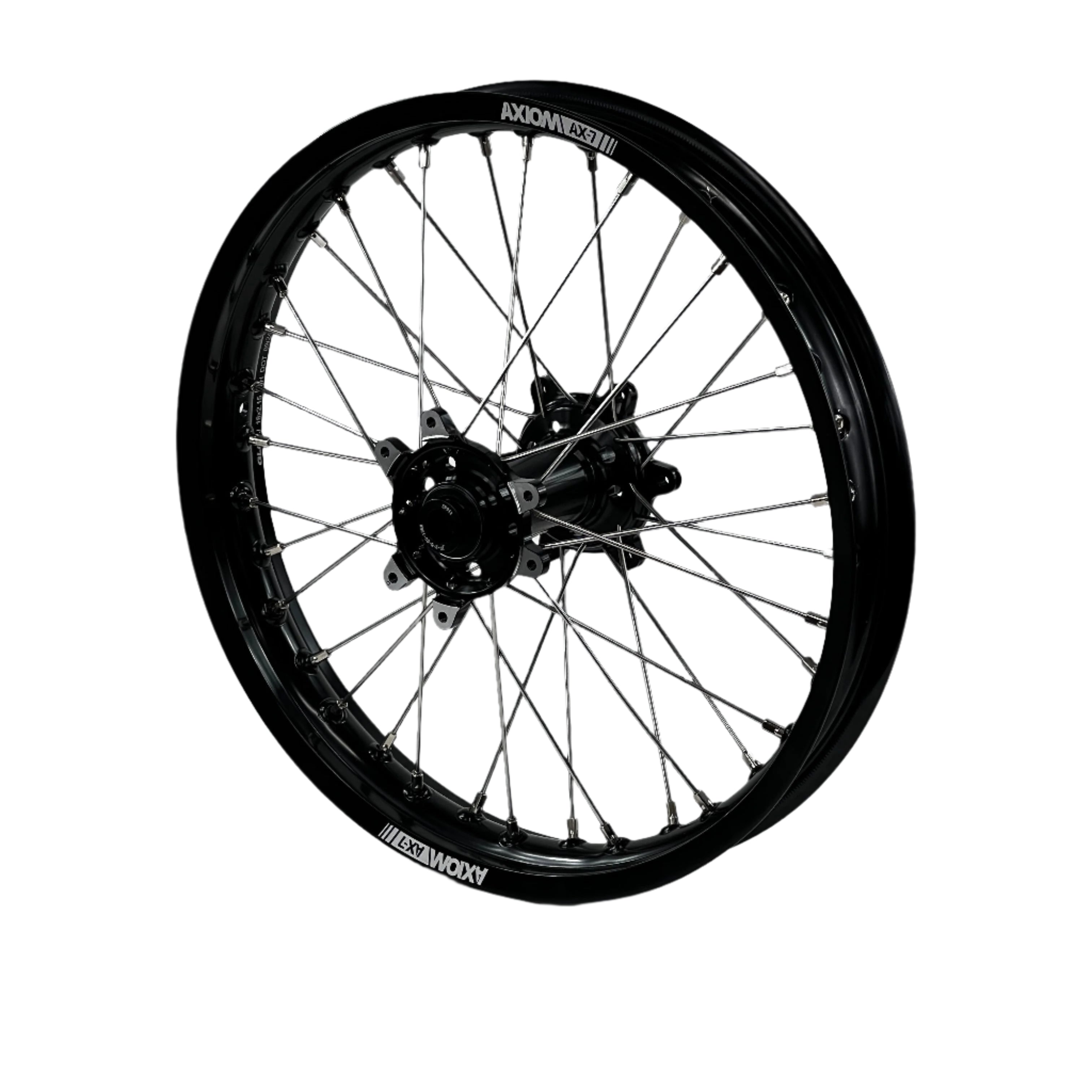 Axiom Sur Ron Ultra Bee 19x1.85/19x2.15 Black Rim / Black Hub Wheel Set
