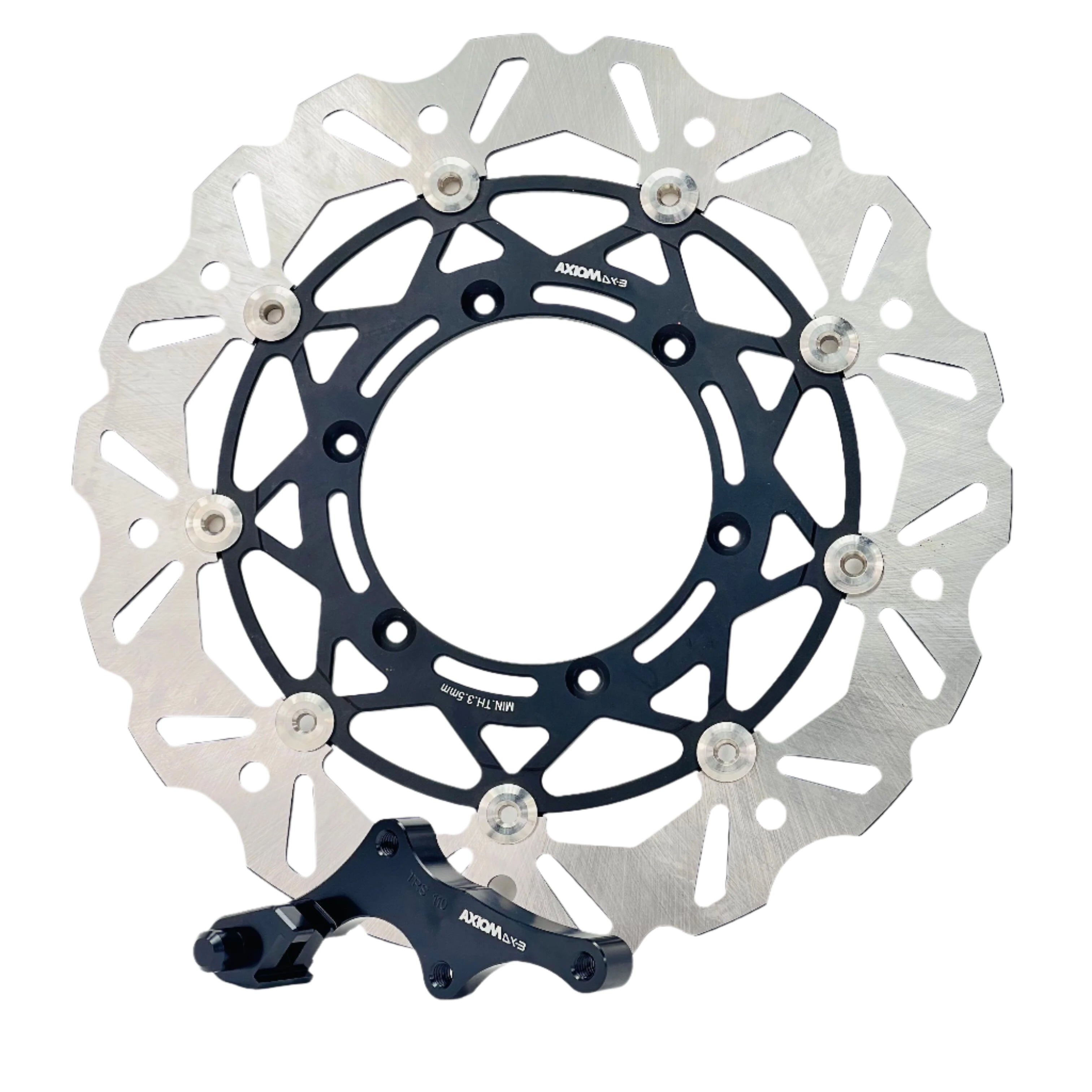 Axiom Wave 320mm Disc & Caliper Adaptor Bracket Kit - Honda - Front CRF250-450R-RX-RWE 2019-2025