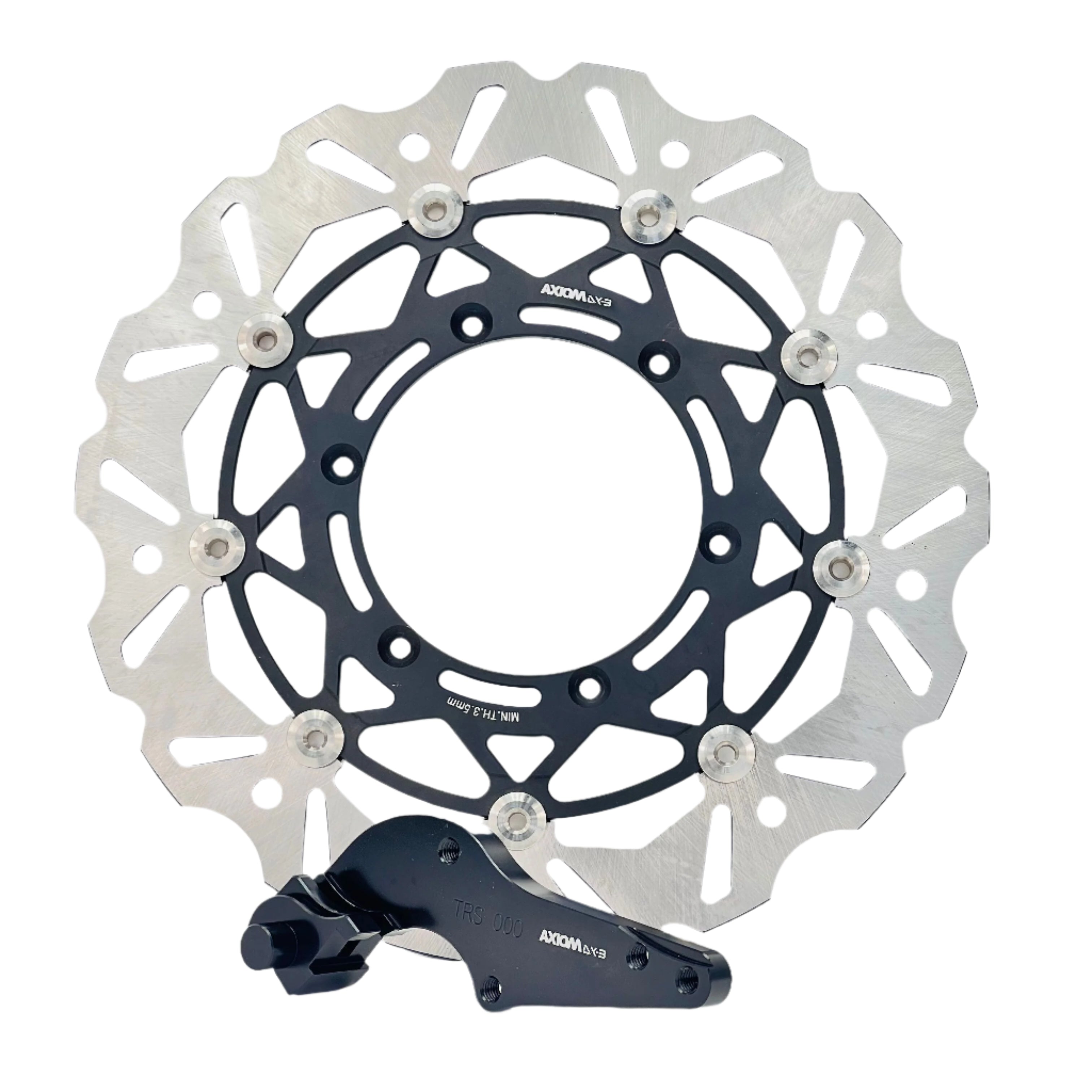 Axiom Wave 320mm Disc & Brembo Caliper Adaptor Bracket Kit  - KTM SX-SXF-EXC-EXCF / Husqvarna TC-FC-TE-FE / GasGas / Husaberg