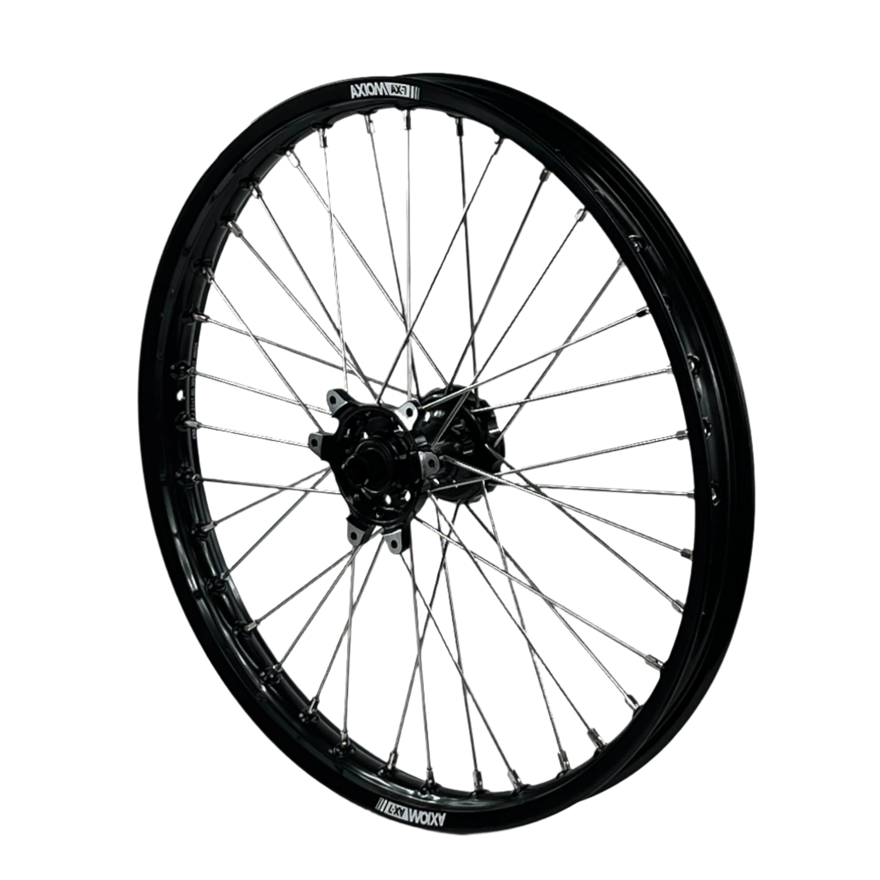 Axiom Sur Ron Ultra Bee 19x1.85/19x2.15 Black Rim / Black Hub Wheel Set