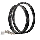Kawasaki KLX250S-300R 2009-2024 21/18 OEM Front/Rear Bulldog Spoke Set & Black DID Rim-1